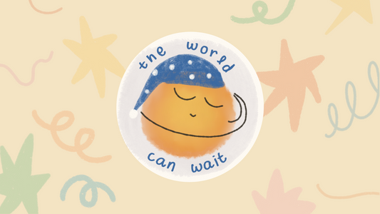 The World Can Wait Sticker