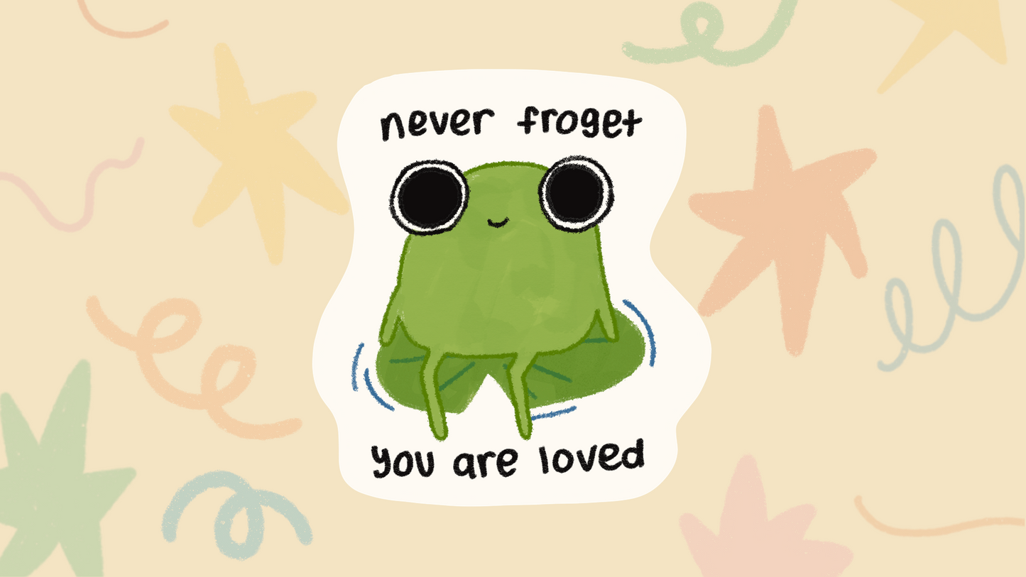 Never Froget Sticker